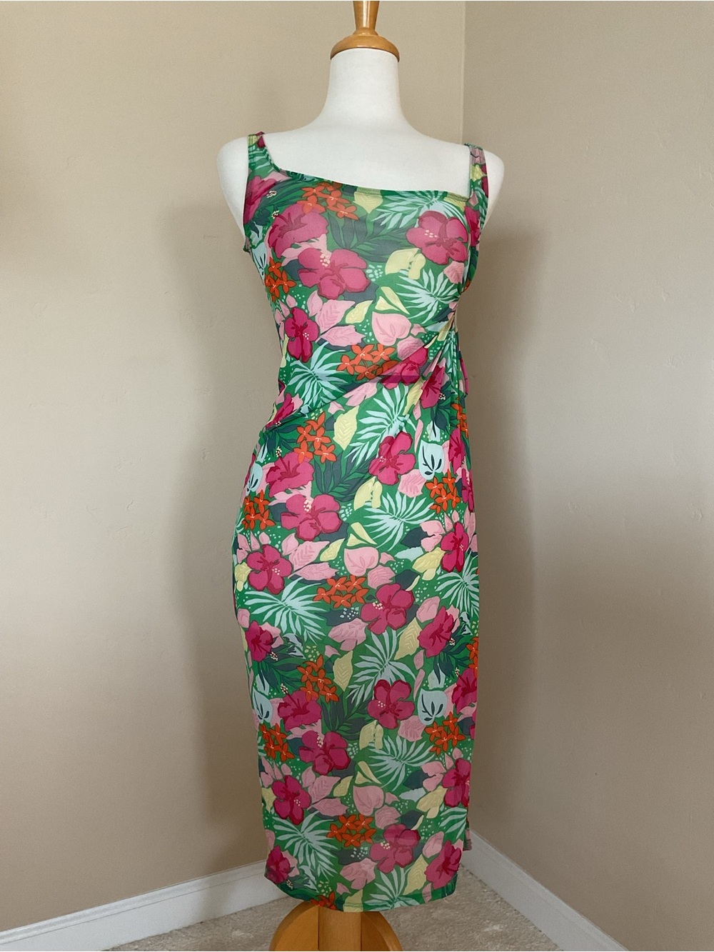Dippin Daisys Dress Tropical Floral Swim Cover Up Size Small